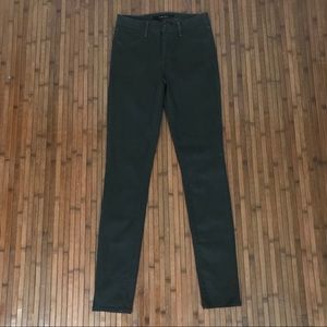 J Brand Mid Rise Super Skinny Charcoal Gray Jeans